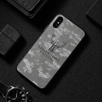 Чохол протиударний Олень для iPhone (Сірий) J273GR Чохол протиударний Олень для iPhone (Сірий) J273GR