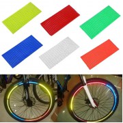 Світловідбивні Смужки - Наліпки на колесо велосипеда / наклейки J556