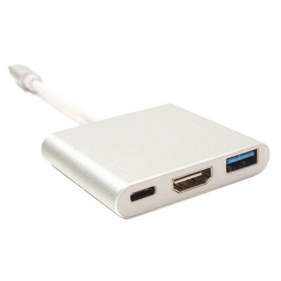 Кабель-переходник Jarvis USB Type-C - HDMI/USB Multiport Adapter для MacBook 12 (0.15 м) J121 Кабель-переходник Jarvis USB Type-C - HDMI/USB Multiport Adapter для MacBook 12 (0.15 м) J121