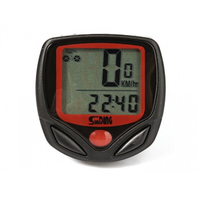 Велокомпьютер SunDing SD-548B (Красный) J340 Велокомпьютер SunDing SD-548B (Красный) J340