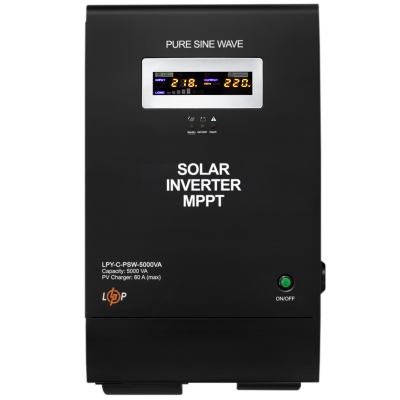 Сонячний інвертор (ДБЖ) LogicPower LPY-C-PSW-5000VA (3500W) MPPT48V Сонячний інвертор (ДБЖ) LogicPower LPY-C-PSW-5000VA (3500W) MPPT48V