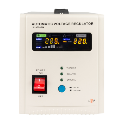 Стабілізатор напруги LP-3500RD (2100Вт / 7 ступ) Стабілізатор напруги LP-3500RD (2100Вт / 7 ступ)