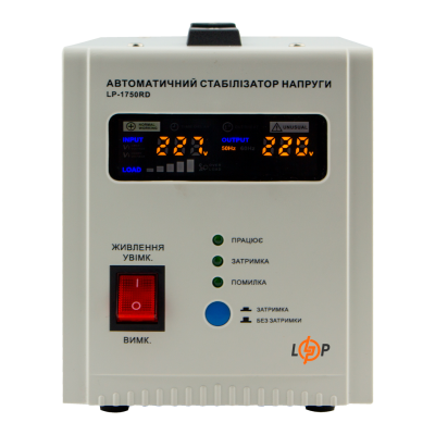 Стабілізатор напруги LP-1750RD (1000Вт / 7 ступ) Стабілізатор напруги LP-1750RD (1000Вт / 7 ступ)