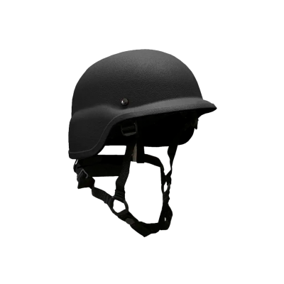 Кевларовый шлем с закрытыми ушами (черный) Кевларовый шлем с закрытыми ушами (черный)